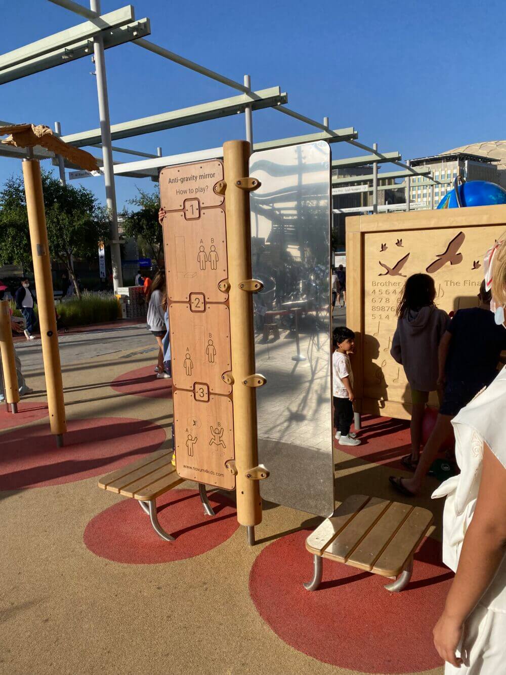 Great kids play area in the Poland Pavilion
