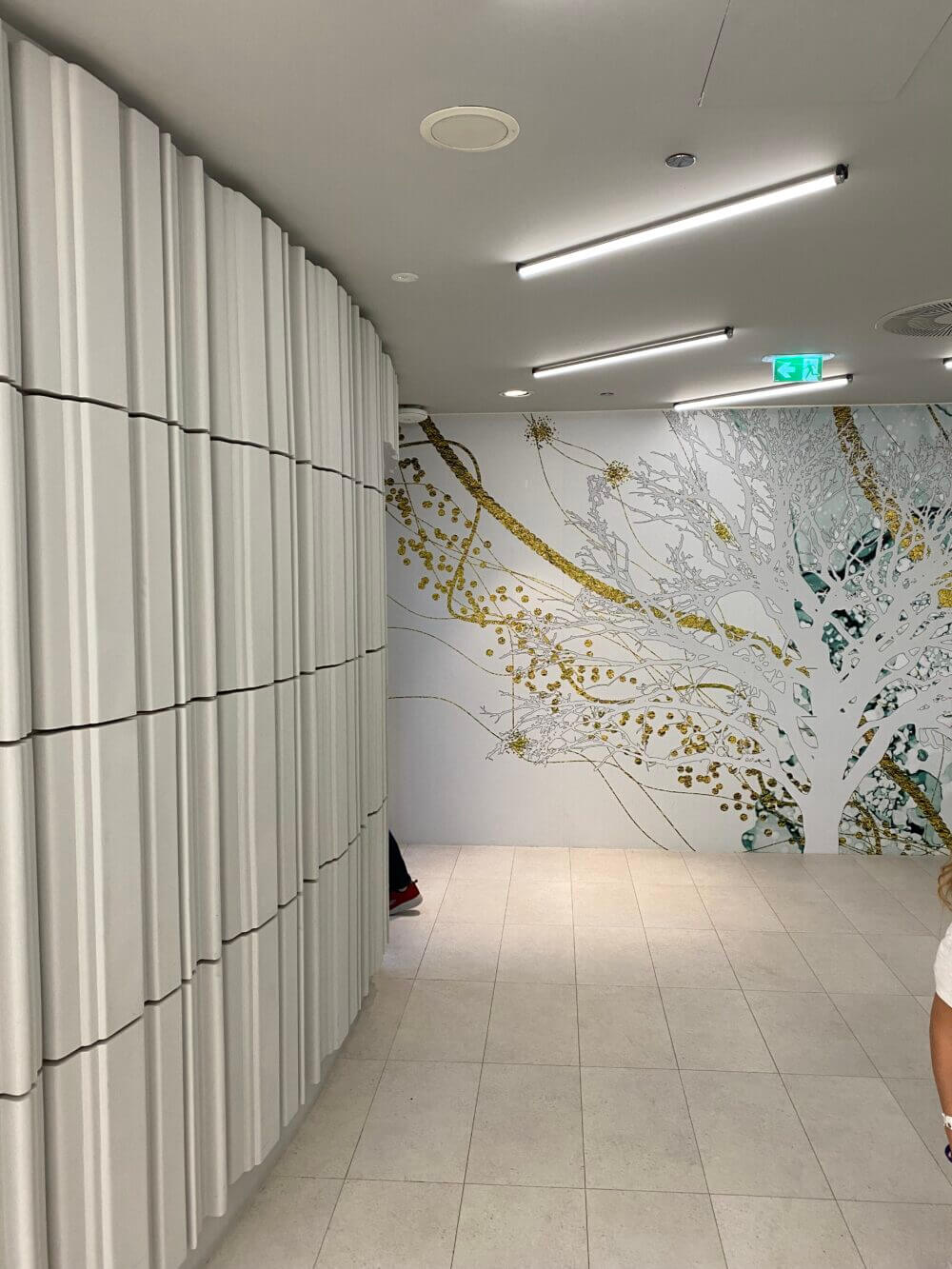 Gorgeous layered wall graphic