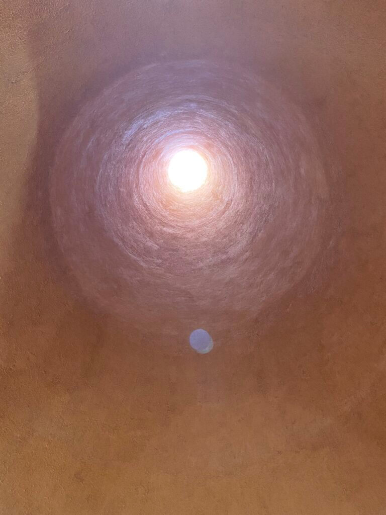 Attachment options… See? The great beyond - looking up from my timber undulating floor