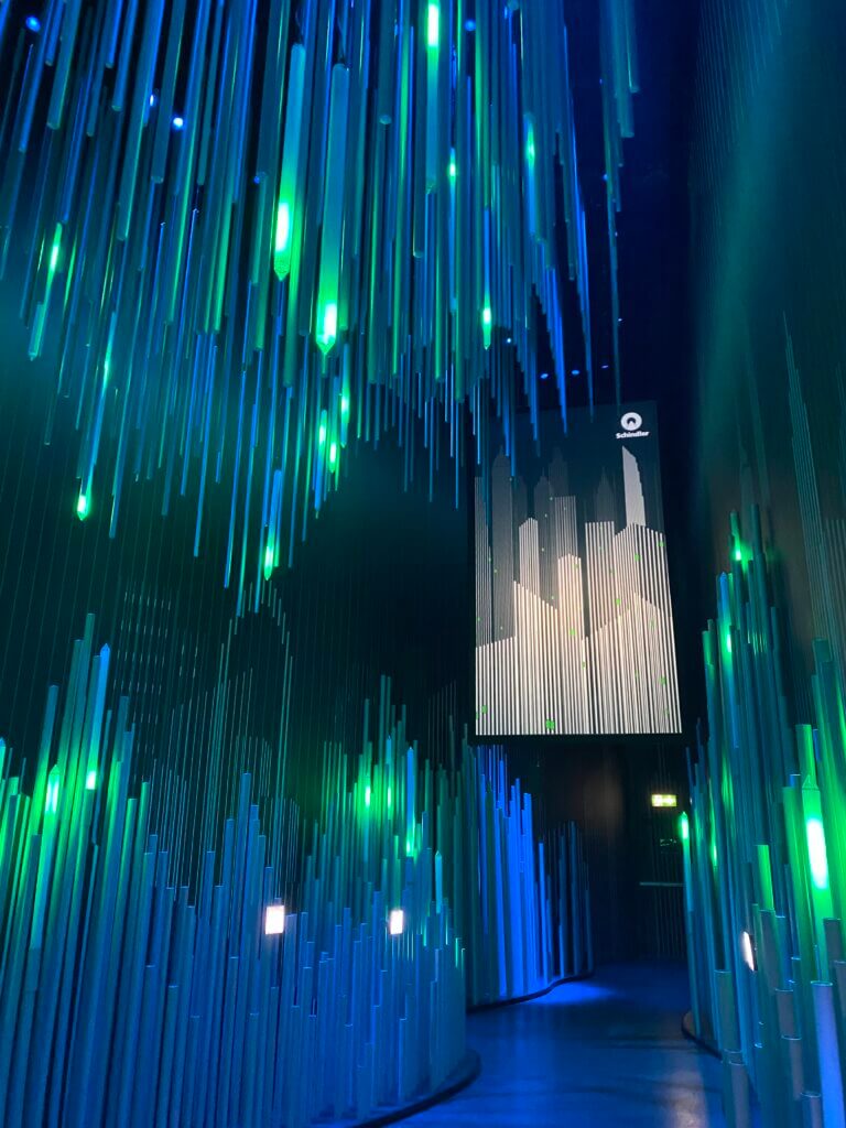 Acrylic rods and profiles to enhance the LED light display
